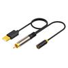 3.5Mm To Spdif Converter Analog To Digital Sound Adapter For Enhances Sound Optical Output 3.5Mm To Optical Cable For Tv