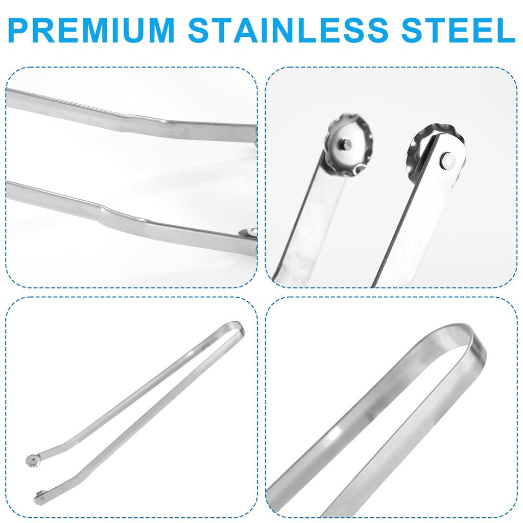Portable Cooking Tongs BBQ Sausage Rotating Tongs Grilling Bacon Steak Meat Vegetables Inside Out Rotate Kitchen items