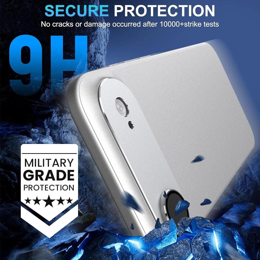 All-in-One Full-Coverage Lens Protector for Apple iPhone 17 Air, Matte Armor Metal Camera Guard Cover for iPhone Air Rear Camera