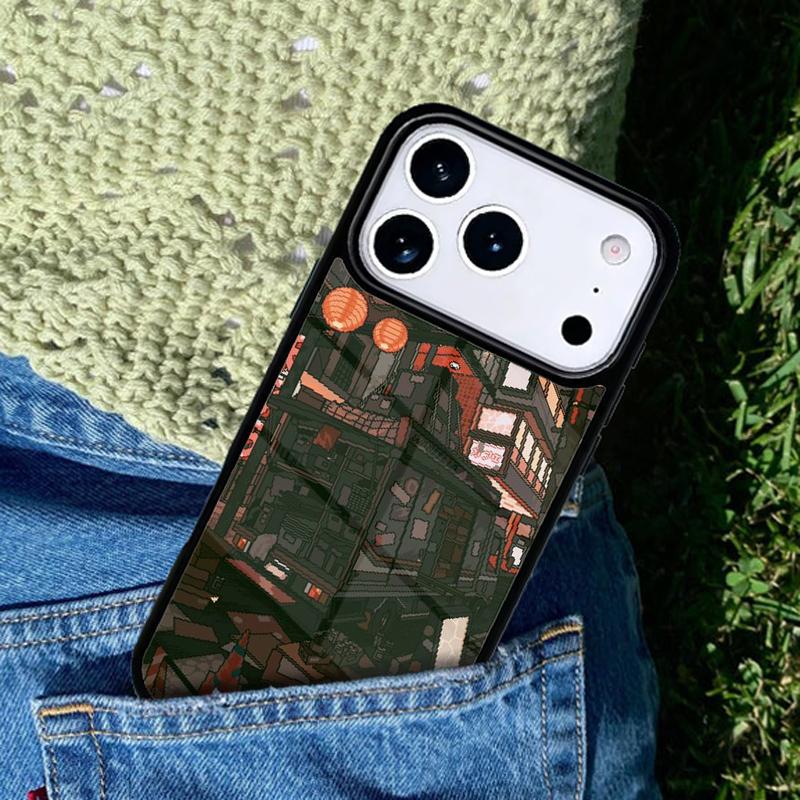 Art Pixel Aesthetic Phone Case Cover for IPhone 11 12 13 14 15 16e 17 Pro Max Coque for IPhone 17 Air