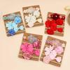Stylish Soft Nylon Floral Baby Headband Set—High Elasticity, Perfect for Photography; 5-Piece Collection