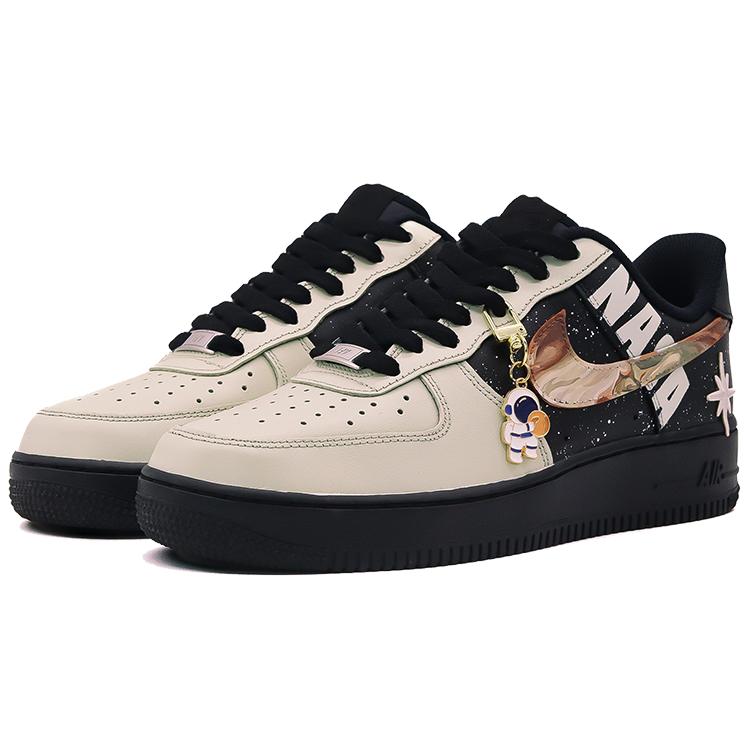Nike Air Force 1'07 Air Force 1, Sci Fi Collection Leather Slip Resistant Abrasion Resistant Low Top Skateboard Shoes CW2288-001(Team52-)