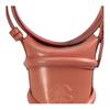 Alexander McQueen The Curve Bag With Letter Logo Adjustable Shoulder Strap Leather Bucket Crossbody Mini Women bags Pink Orange 682683-1YBA7-7839
