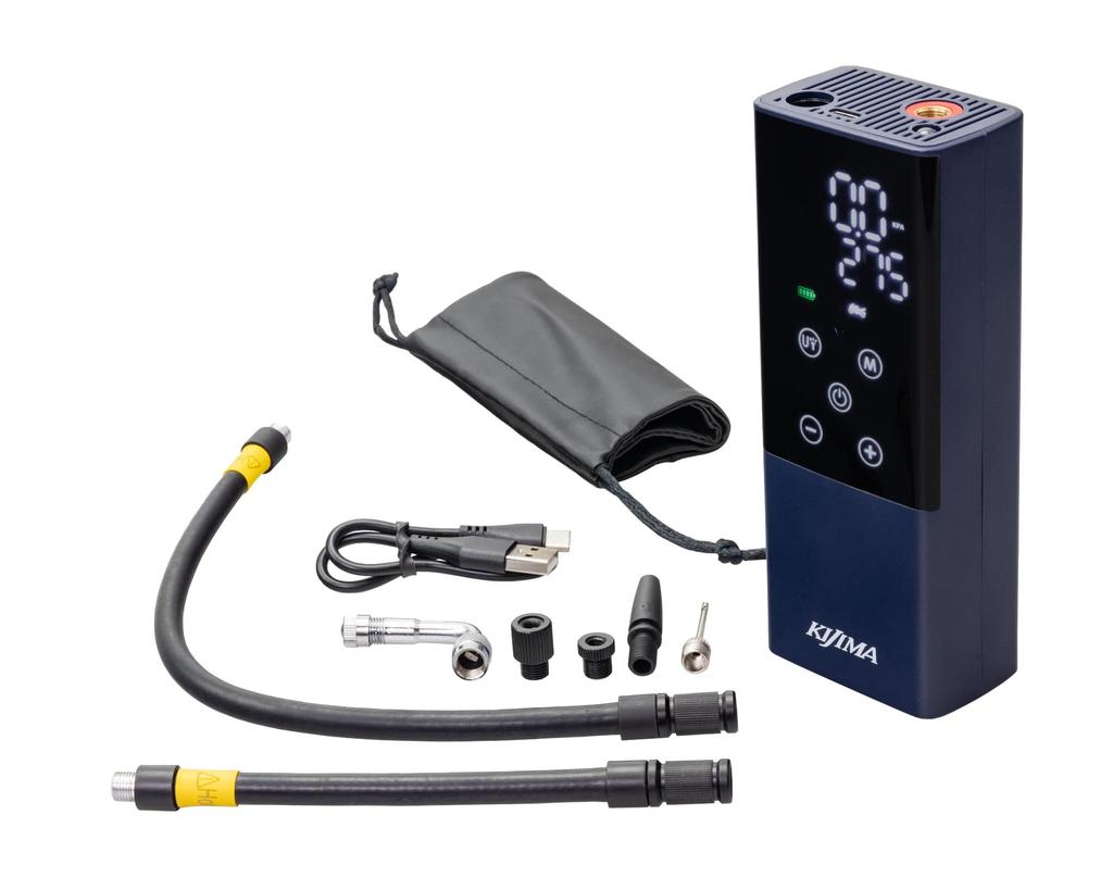 Kijima Electric Smart Air Model for and Max Model Pump, All-in-One Motorcycles, Cars, Bicycles, Balls, Compact, 2000mAh/7.4V, 150PSI, 302-3231