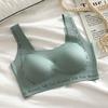 New seamless neckline design, bra with big breasts and small underwear, thin women's styles gather together to close secondary breasts and prevent