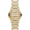 Burberry BU9038 The City Engraved Checked Gold Unisex Watch