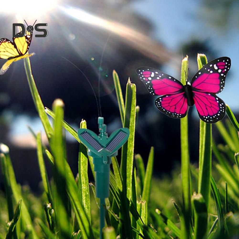 thumbnail image 2 of Solar Flying Butterfly Garden Stakes - 3 Pack Fluttering Solar Decor For Yard & Walkways 2 of 13