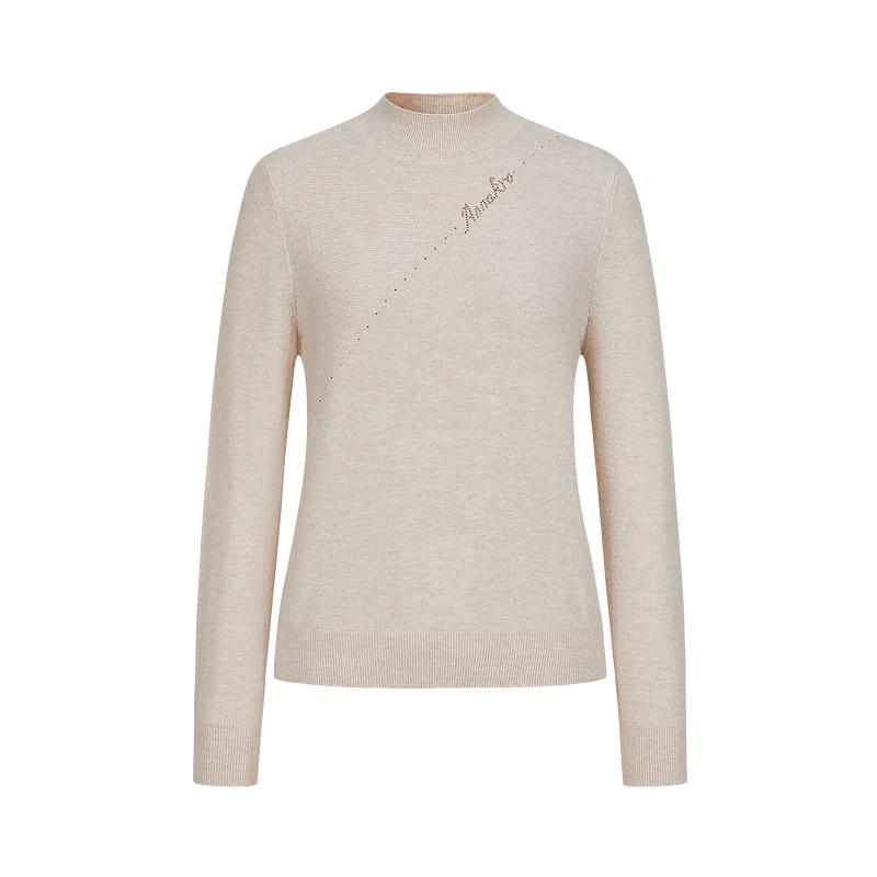 

JIUZI Anna Koh Women s Diamante Logo Knit Sweater L
