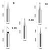 652F B+2.2K+2.4D+3C+I 5 Pcs Soldering Iron Tip Multifunctional Soldering Iron Tip