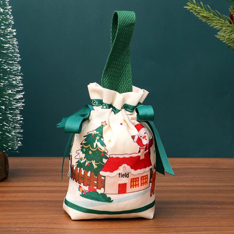 Christmas Eve Apple & Candy Gift Bag for Kids - Creative Festive Packaging