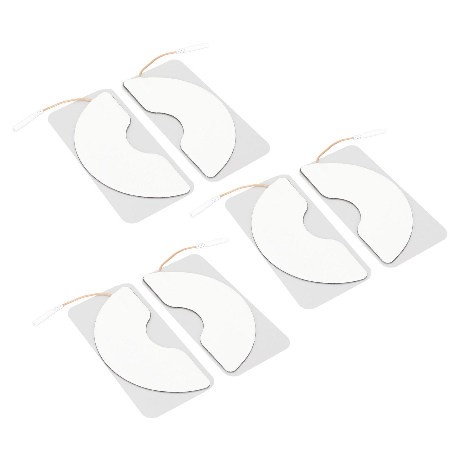 

6 шт. электродные пластыри, многоразовые электродные пластыри для груди, самоклеящиеся электроды для стимуляции мышц