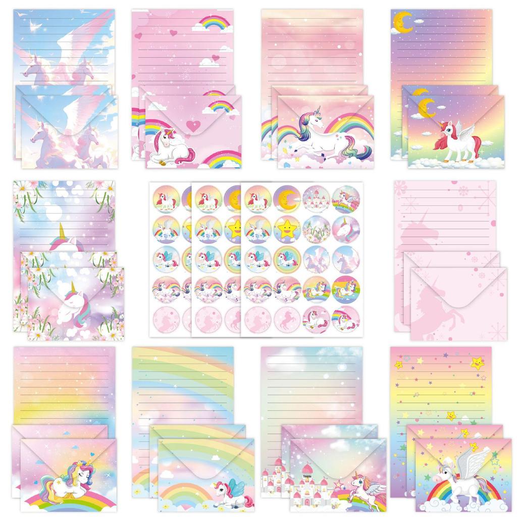 Set di Buste Regalo Letterarie Creative ad Acquerello da 160 Pezzi