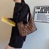 Polka Dot Rivet Bag High-end Fashion High-quality Shoulder Bag Cool Casual Versatile Large Capacity Women's Tote Underarm Bag