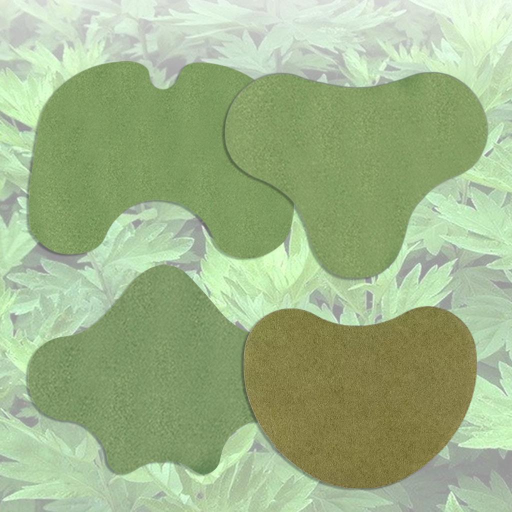 100Pcs Warming Herbal Patches Wormwood Stickers for Knee Back Neck Hand Shoulder Heat Patches Natural Mugwort Patches