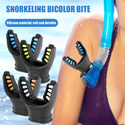 U-shaped Mouthpiece Easy Access Design Universal Caliber Snorkelling Mouthpiece with Cable Ties