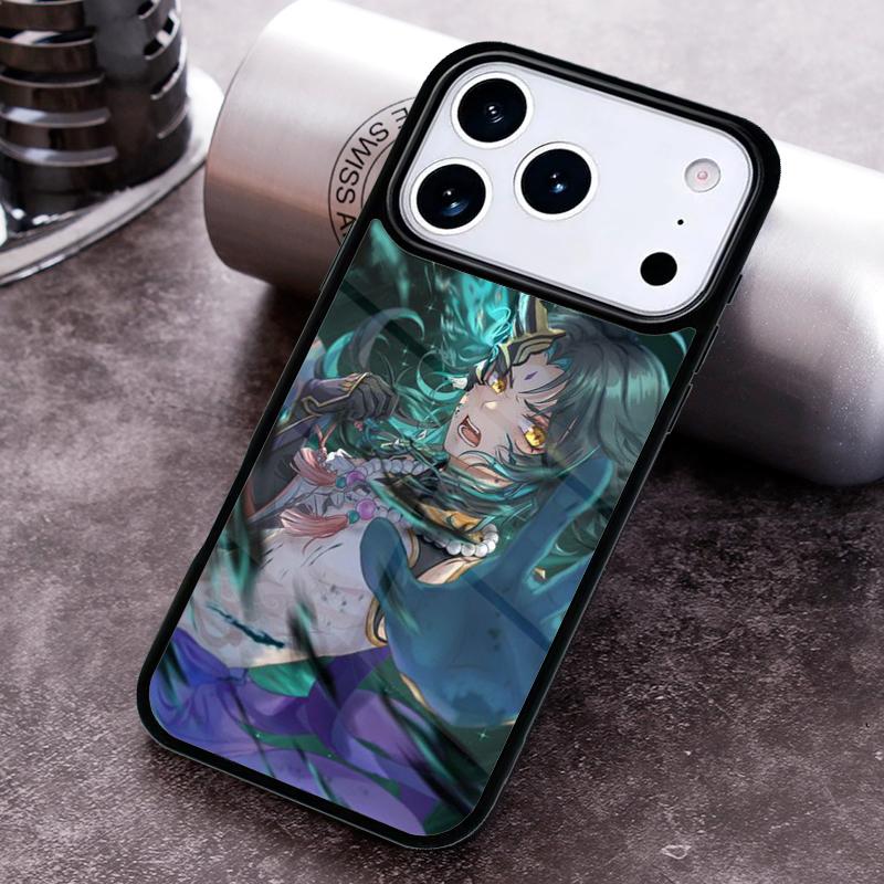 Genshin Impact Xiao soft Phone Case for iPhone 17 16 15 Pro Max Air 14 13 12 11 Plus Shockproof Cover