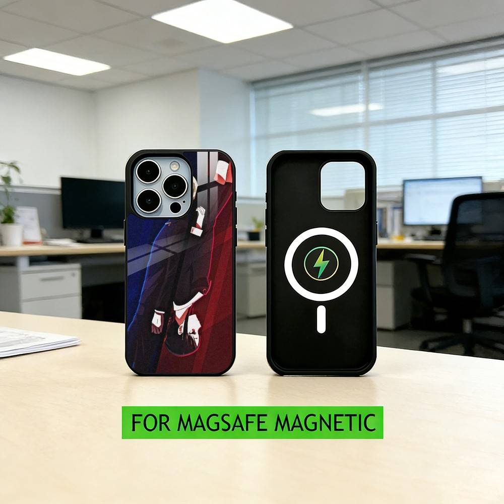 

Love is War K-Kaguya Phone Case For iPhone17,16,15,14,13,12,11 Plus,Pro Magnetic For Magsafe Wireless Charging iPhone15Plus