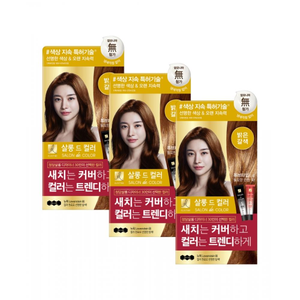 Elastine [optional] Salon De Color Hair Dye 100g X 3