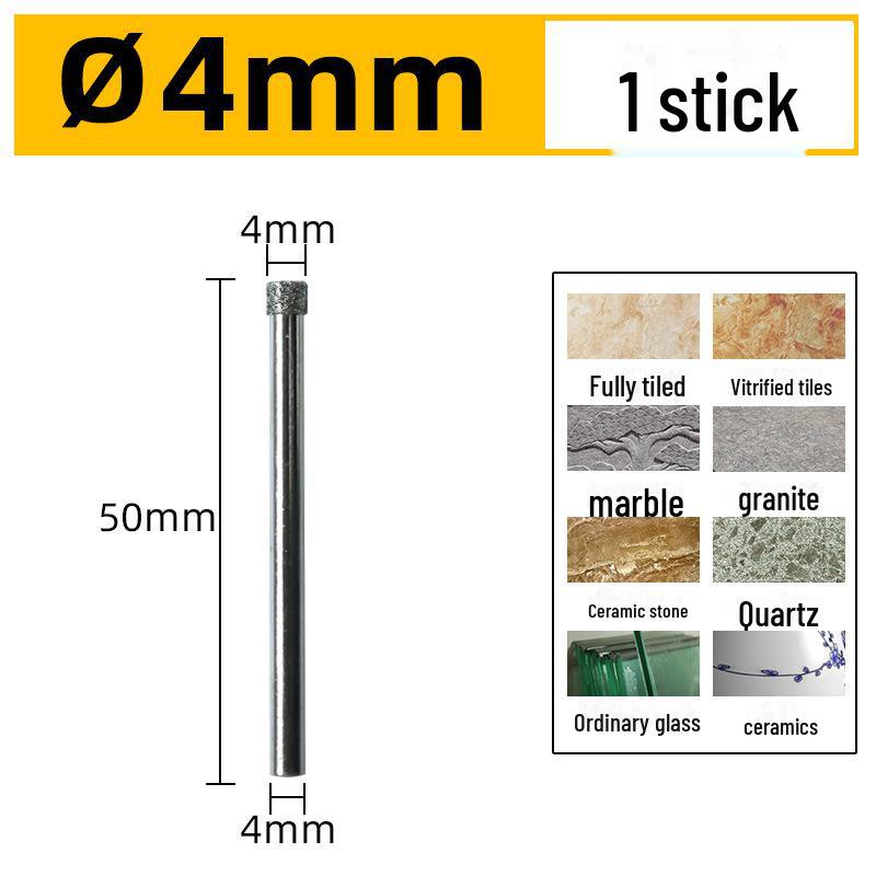 Diamond Hole Opener & Glass Drill Bit for Marble and Buddha Beads