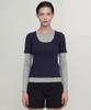 NORMOR Overlay T-Shirt Melange