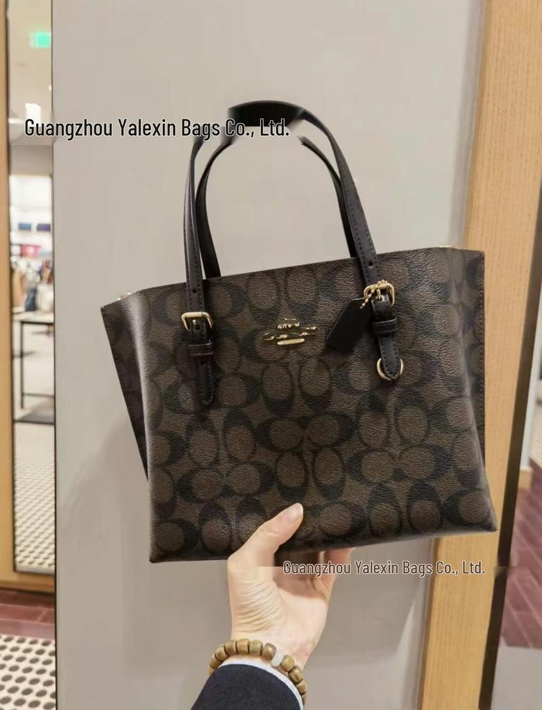 Koujia Mollie25 Chambray Tote: Versatile, Spacious Shoulder & Crossbody Handbag