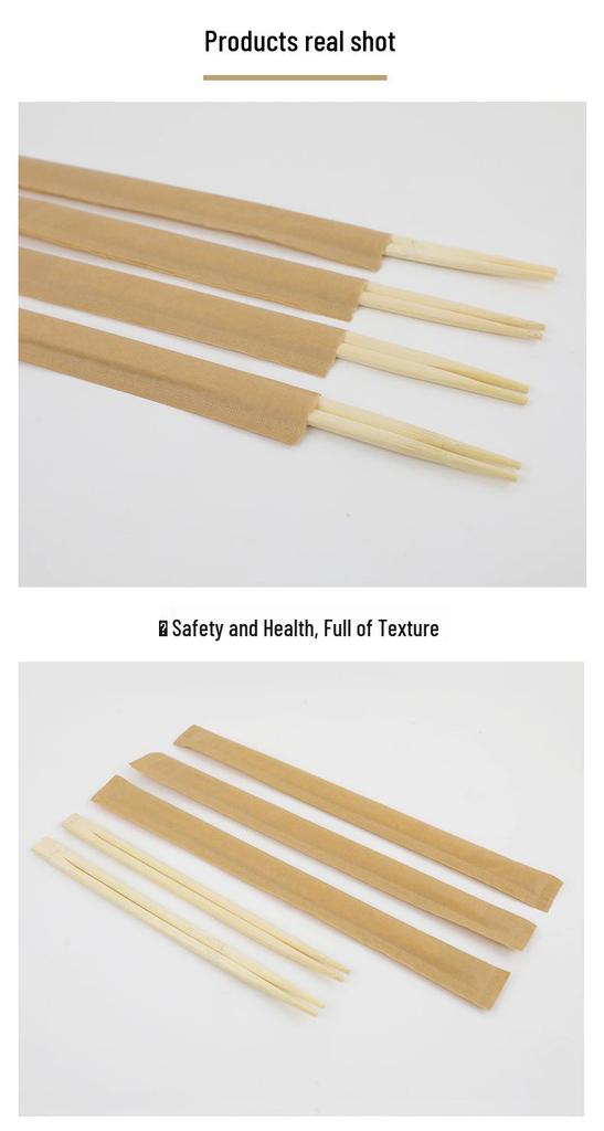 Hengxin Individually Wrapped Disposable Chopsticks - Single Pack for Takeaway & Catering