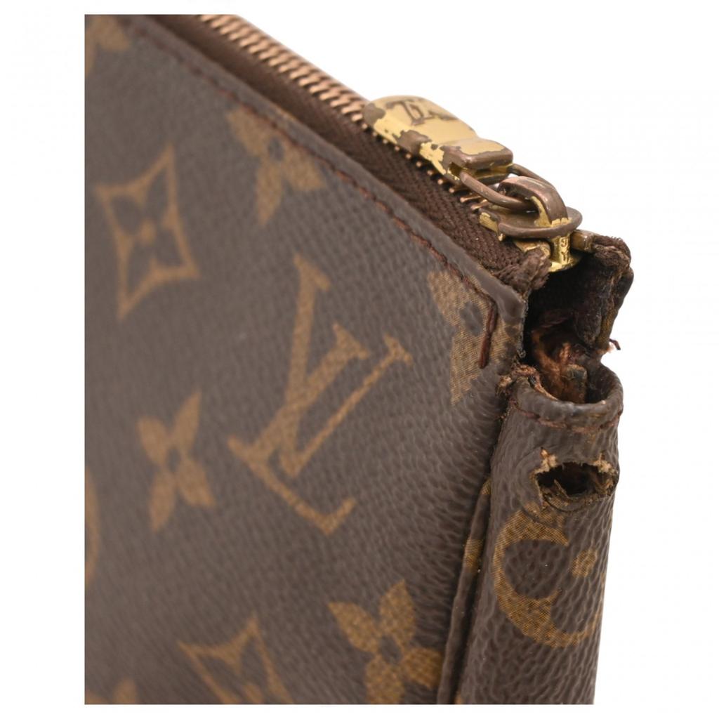 Auth LOUIS VUITTON Monogram Pochette Accessoires Pouch Lv3312ss Used
