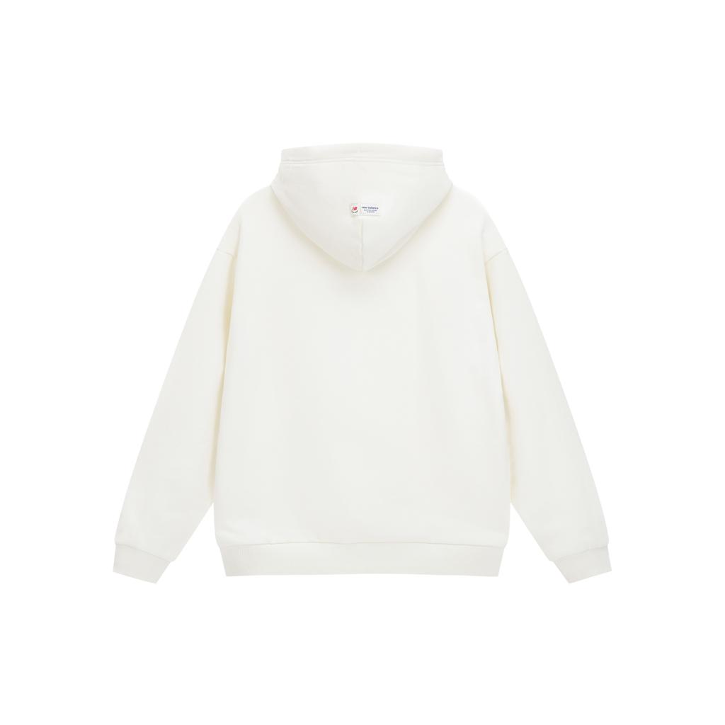 New Balance Sportswear Hoodie Asia Sizing 'Cream White Black' Unisex 5CD38061-IV