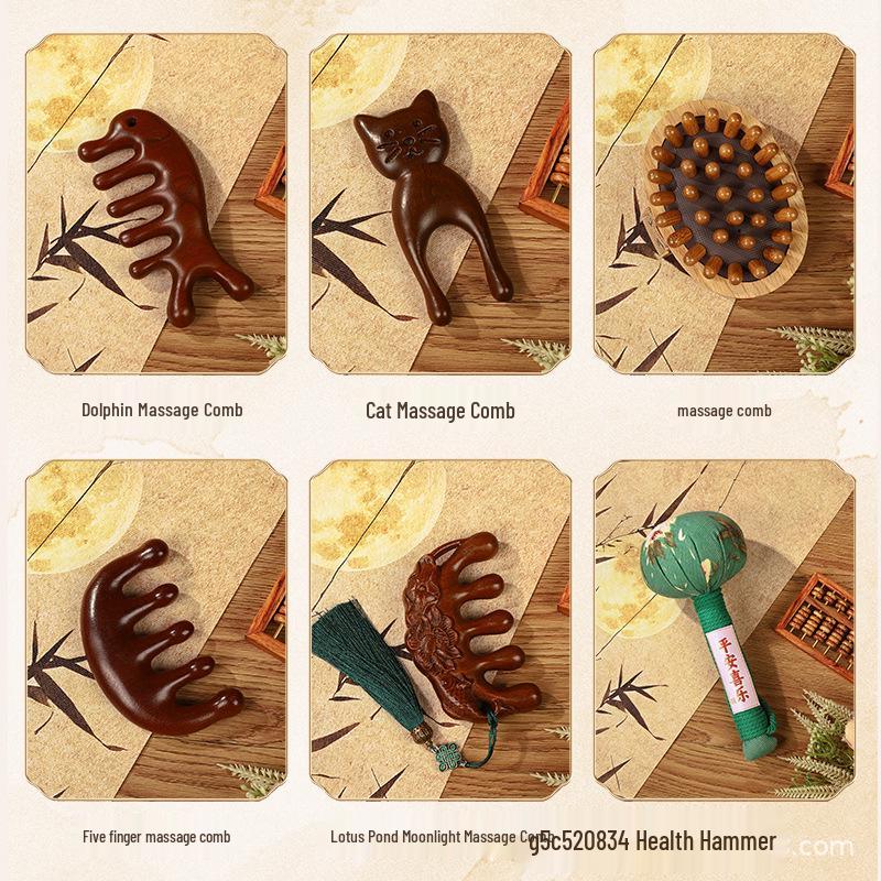 Elegant Wooden Comb Gift Set: Premium Mother's Day or Birthday Surprise for Mom, Mother-in-Law, and Elders