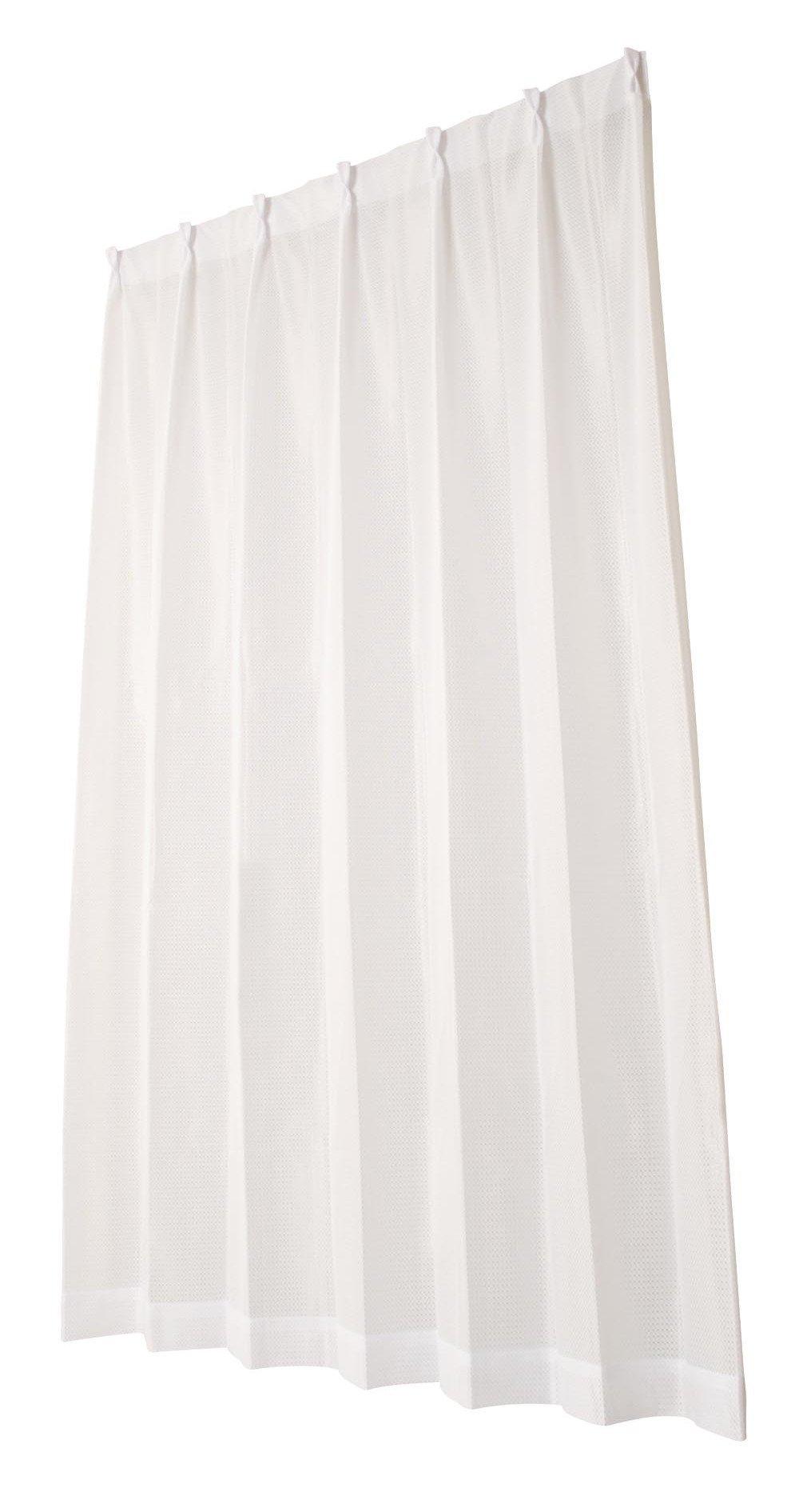 

Univer Lace Daytime 200cm Wide x 223cm 1 Excel Lace Curtains, Visibility, Mirrored, Stain-Resistant, Washable, Long, Panel, белый