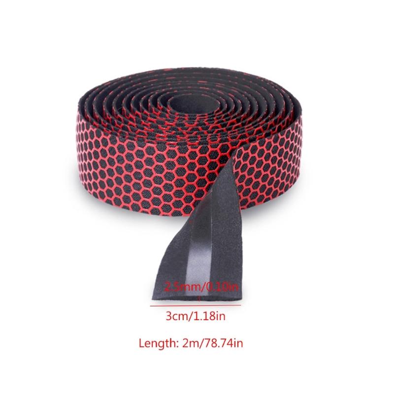 6.56ft Length Road Bike Handlebar Tapes Better Grip Good Moisture Absorption Dry-Fast Perfect for Road Cycling Bicycles