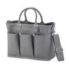 365methods VegieBAG M Tote Durable and with Easy To Carry and Crossbody Bag, Lightweight, Gusset, Gray,