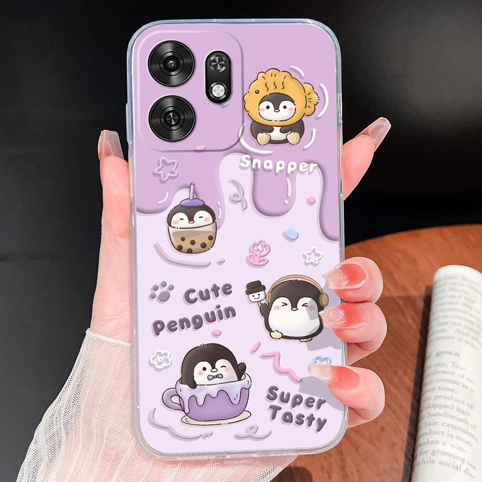 Phone Case For Honor Play 60A 5G Case Little Pig Phone Cover For Honor Play60A Soft Transparent Silicone Anti Drop TPU Slim Capa