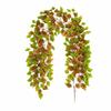 Artificial Foliage Silk Willow Greenery Garlands DIY Plastic Artificial Leaves Vine 180cm Flexible Artificial Plant Vine