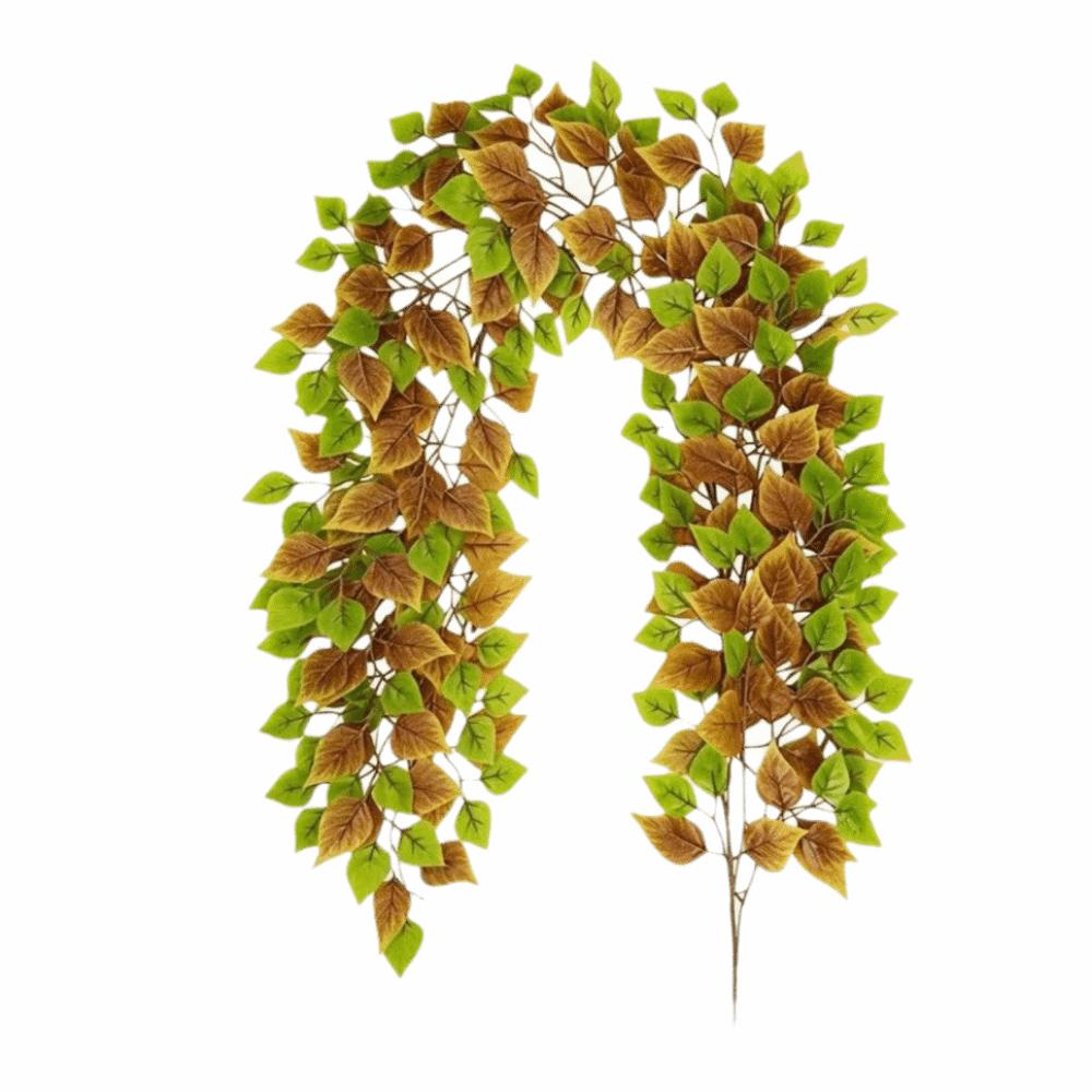 

Plastic Silk Willow Greenery Garlands DIY Artificial Wisteria Vine Garland Home Decor Style 4