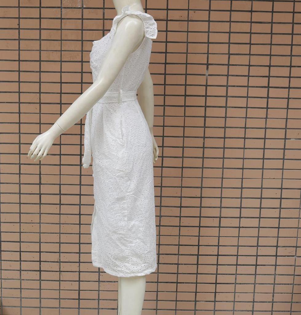 Women's Autumn/Winter Sexy Embroidered Square Neck Dress - 2 Colors, 4 Sizes