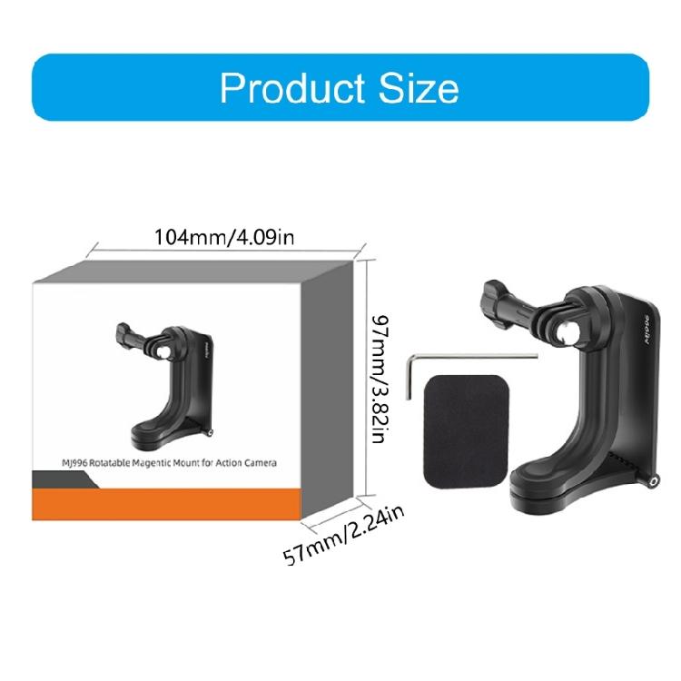 Portable Magnetic Camera Support Quick Release Rotatable Stand Bracket For Action 5/Pocket 3 Action Camera Accessories