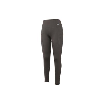 Nike Go Series Slim Fit Mid-Waist Pocketed Sports Leggings Women Bottoms Medium-Grey DQ5673-254