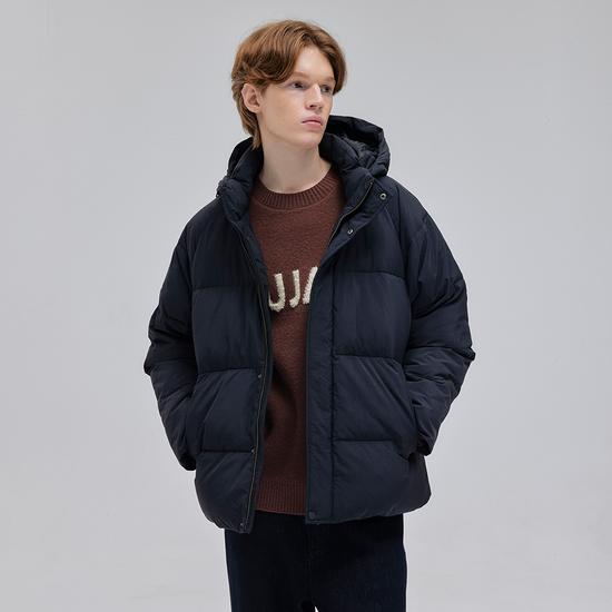 Mind Bridge Dual Good Detachable Hood Short Puffer Jacket MZDJ8151