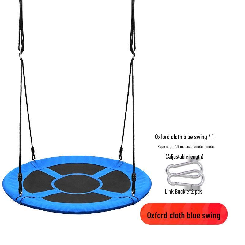 Children's Outdoor Sensory Integration Rope Ladder and Swing Set with Climbing Rings
