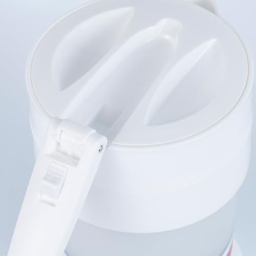 MCO Compact Foldable Electric Kettle, 600ml, Automatic Voltage Switching, Travel, Overseas, White, 26635