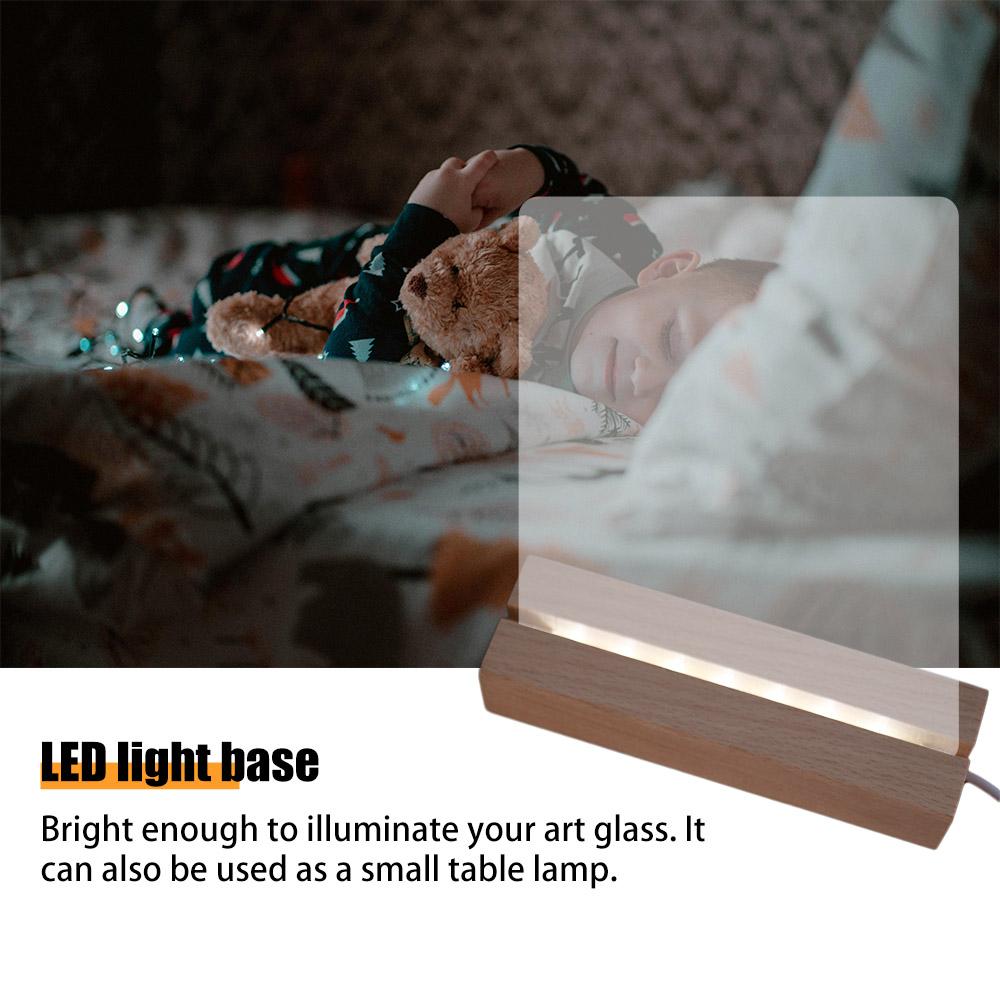 Luminous Art Decor Base Holder Stand Light Plate Base LED Lights Holder Night Light Base Night Lamp