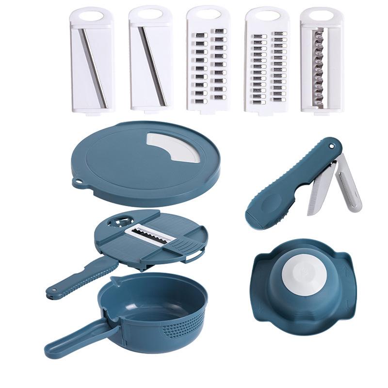 Multifunctional Kitchen Vegetable & Potato Slicer, Grater, Peeler, and Julienne Cutter