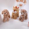 Forest Animal Plush Toys: Little Deer & Teddy Dog Figures for Kids