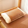 Cool Double-Sided Rattan & Latex Mat and Pillowcase Set