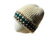 Korean Style Retro Striped Color Blocked Cold Hat New Versatile Student Thickened Warm Woolen Hat Single Layer Outdoor Knitted Hat