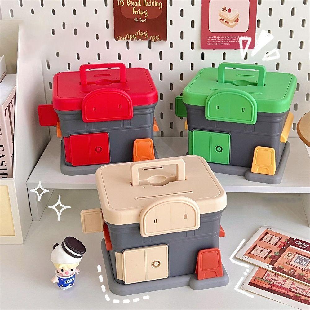 Store Shaped Cash Box Plastic Piggy Bank Creative Coin Saving Box  Gift