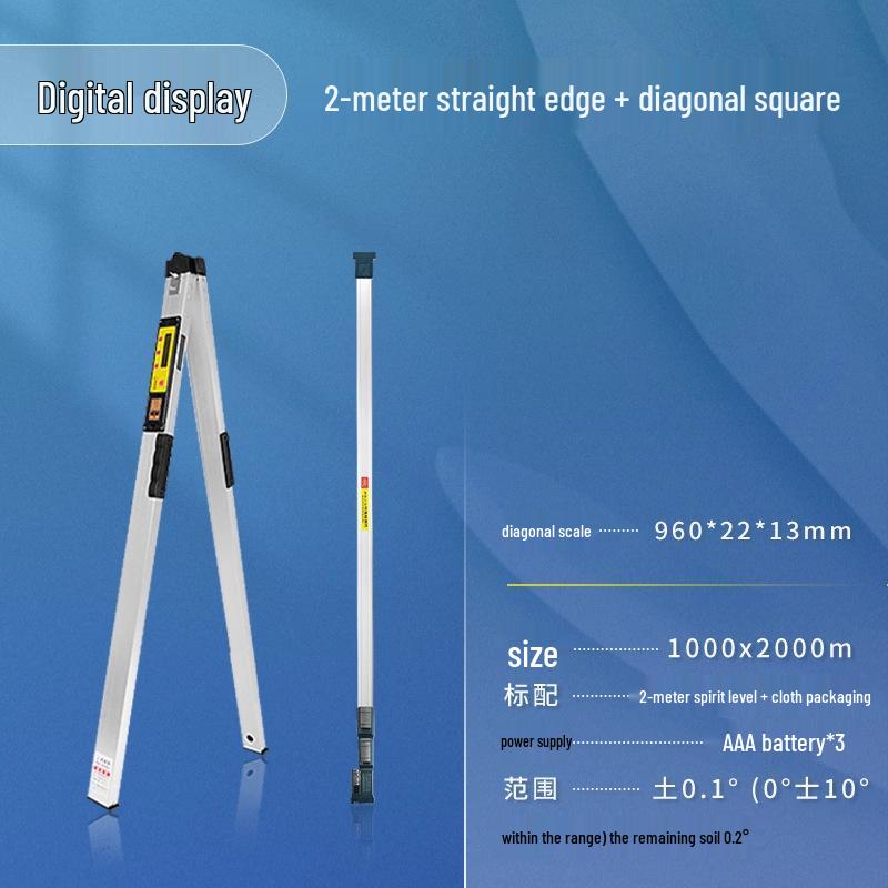 Thickened Aluminum Digital Spirit Level for Home Inspection and Construction