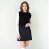 Rick [Undershorts] Half Pleated Skirt (Navy)_L3A1-Sk04C