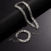 Personalized Metal Design Bracelet Necklace Men And Women Niche Exaggerated Personality Cool Bracelet Collarbone Chain Accessories